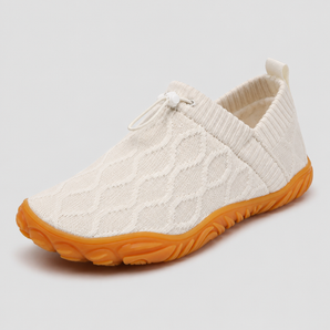 Ease barefoot slip-on shoe in cream, hero view