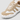 Close detail of the Heron upper in khaki