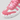 Close detail of the Heron upper in pink
