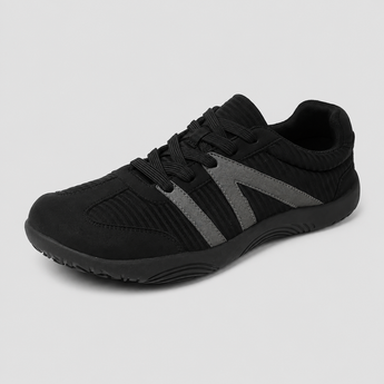 Vale barefoot shoe in black, studio
