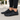 Cascade barefoot water shoe in black, lifestyle view