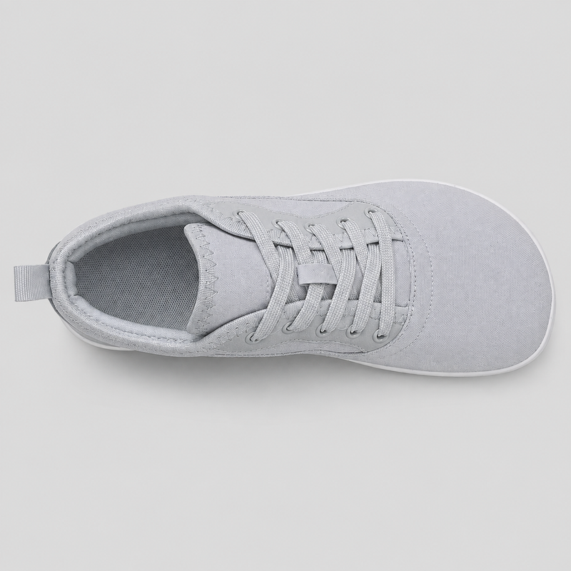 Cove barefoot soft canvas sneaker photographed in the studio