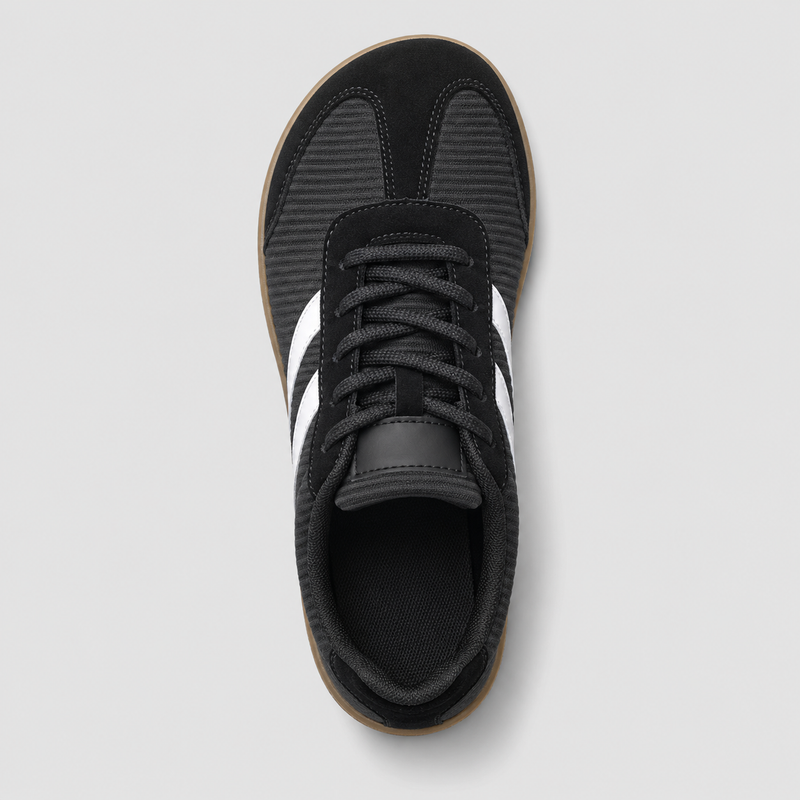Dash barefoot wide fit sneaker photographed in the studio