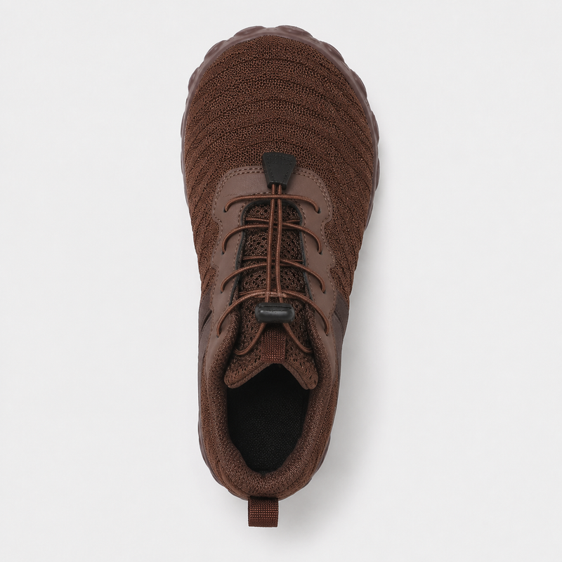 Overhead view of the Summit showing its wide foot shaped toe box