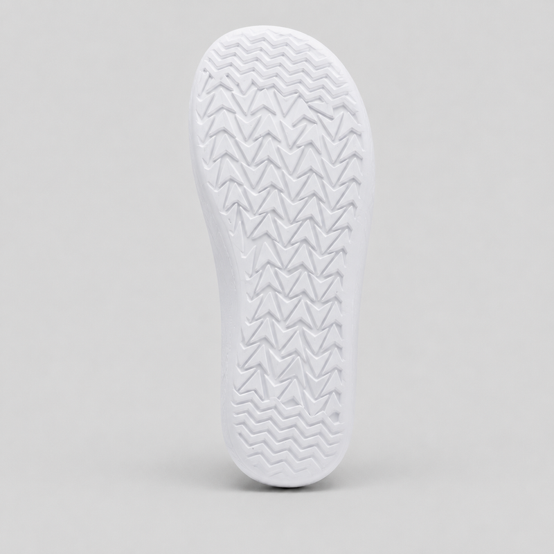 Three quarter view of the Wave showing its flexible rubber sole