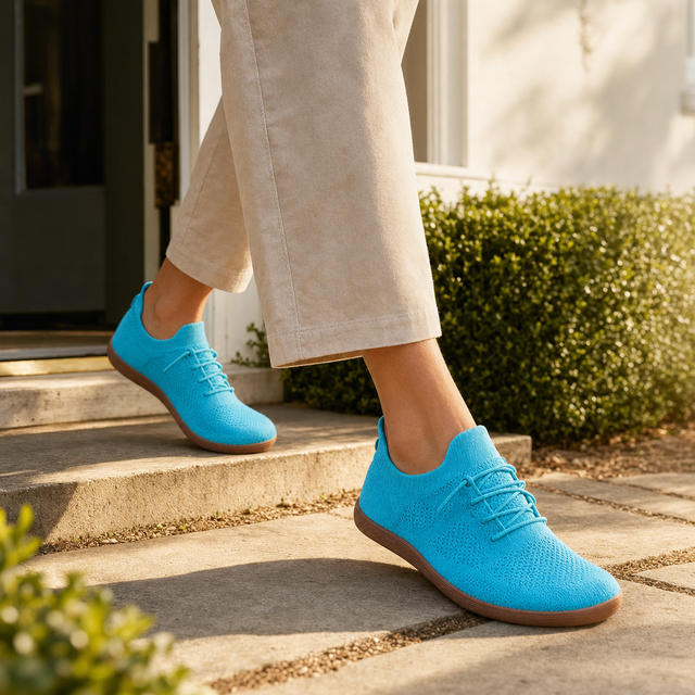 Stepping out of the front door in Stride for a short errand