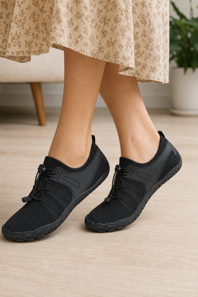 Day one, wearing the Terra indoors on a wooden floor