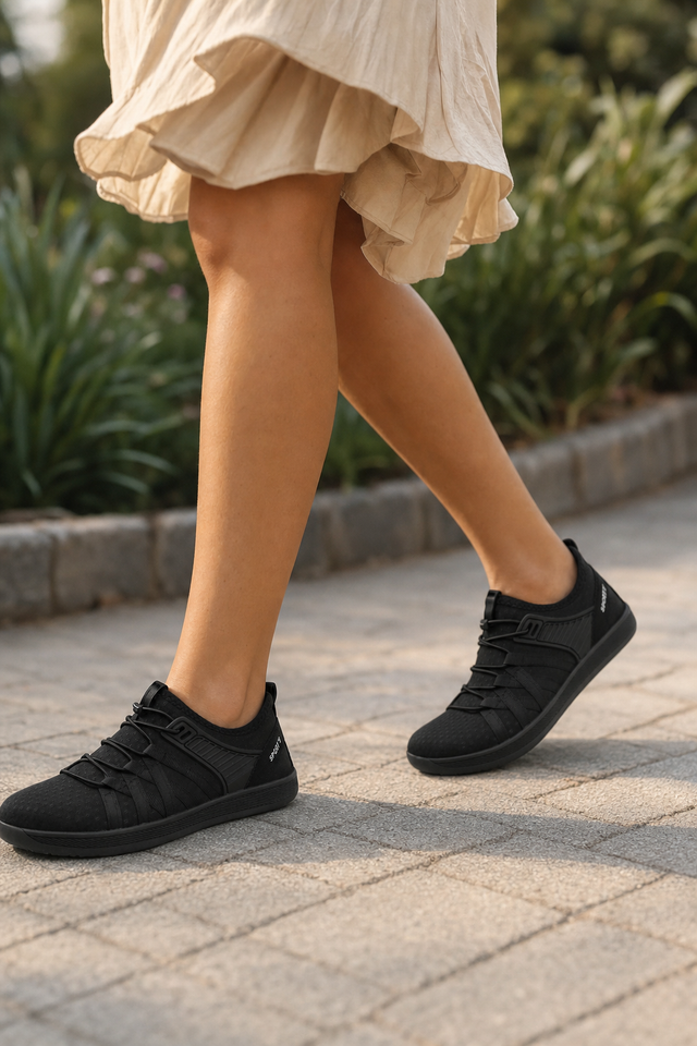 Walking easily along a path in the Wave